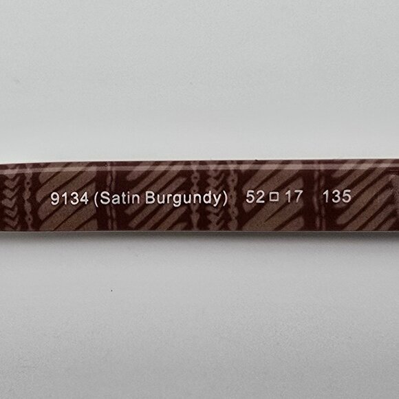 Coach HC5038 Montana 9134 Satin Burgundy Semi-Rimless Eyeglasses Frame w/ Case - Picture 8 of 16